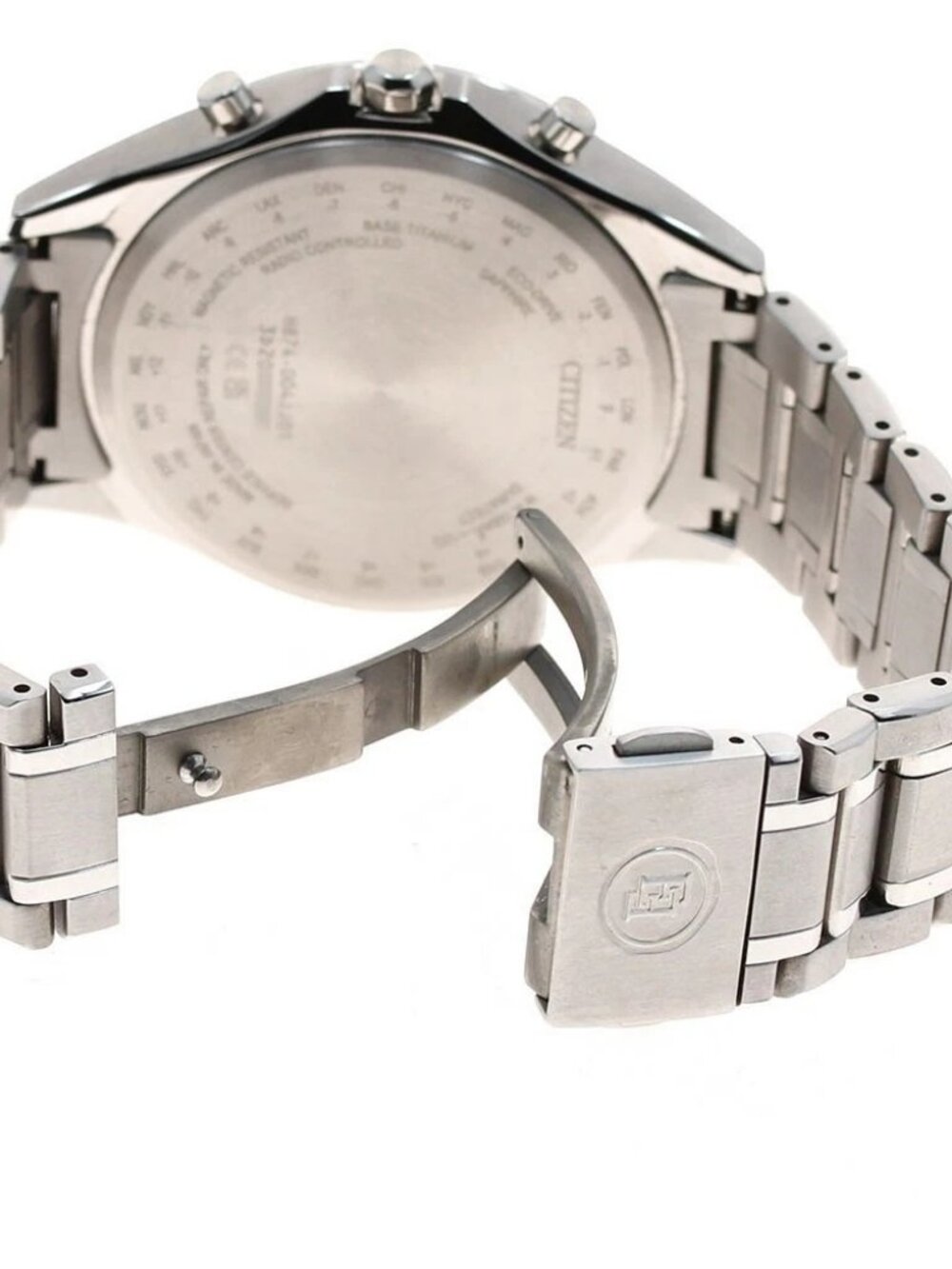 CITIZEN Exceed H874-004JJ01/BY1020-61E Solar Powered Radio Men's Watch_934492 - Picture 4 of 7
